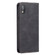 iPhone XR Magnetic Splicing Leather Phone Case - Black