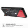iPhone XR ZM02 Card Slot Holder Phone Case - Red