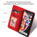 iPhone XR Retro Skin Feel Business Magnetic Horizontal Flip Leather Case - Red