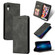 iPhone XR Retro Skin Feel Business Magnetic Horizontal Flip Leather Case - Dark Gray