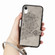 iPhone XR Mandala Embossed Magnetic Cloth PU + TPU + PC Case with Holder & Card Slots & Wallet & Photo Frame & Strap - Gray