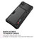 iPhone XR ZM02 Card Slot Holder Phone Case - Black