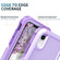 iPhone XR 3 in 1 PC + TPU Phone Case with Ring Holder - Purple