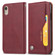 iPhone XR Knead Skin Texture Horizontal Flip Leather Case with Photo Frame & Holder & Card Slots & Wallet  - Wine Red