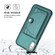 iPhone XR Shockproof Leather Phone Case with Card Holder - Green