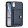 iPhone XR Shockproof Leather Phone Case with Card Holder - Blue