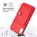 iPhone XR Shockproof Leather Phone Case with Card Holder - Red