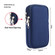Universal Double-compartment Elastic Hanging Waist Bag 6.9 inches and Below Smart Phones  - Blue