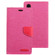 iPhone XR GOOSPERY CANVAS DIARY Denim Texture Horizontal Flip Leather Case with Holder & Card Slots & Wallet  - Rose Red