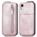 iPhone XR Zipper Wallet Vertical Flip Leather Phone Case - Pink