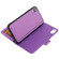 iPhone XR Cross Texture Detachable Leather Phone Case - Purple