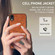 iPhone XR Line Card Holder Phone Case - Brown