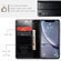 iPhone XR CaseMe 003 Crazy Horse Texture Leather Phone Case - Black