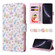 iPhone XR Bronzing Painting RFID Leather Case - Pansies