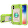 iPhone XR Shockproof Silicone + PC Protective Case with Dual-Ring Holder - Guava