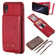 iPhone XR Vertical Flip Shockproof Leather Protective Case with Long Rope, Support Card Slots & Bracket & Photo Holder & Wallet Function - Red