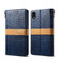 iPhone XR Splicing Color Crocodile Texture PU Horizontal Flip Leather Case with Wallet & Holder & Card Slots & Lanyard  - Blue