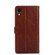 iPhone XR Zipper Bag PU + TPU Horizontal Flip Leather Case with Holder & Card Slot & Wallet & Lanyard - Brown