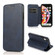 iPhone XR Knight Magnetic Suction Leather Phone Case - Blue