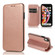 iPhone XR Knight Magnetic Suction Leather Phone Case - Rose Gold