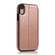 iPhone XR Knight Magnetic Suction Leather Phone Case - Rose Gold