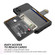 iPhone XR Magnetic Wallet Card Bag Leather Case - Black