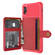 iPhone XR Magnetic Wallet Card Bag Leather Case - Red
