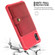 iPhone XR Magnetic Wallet Card Bag Leather Case - Red