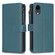 iPhone XR 9 Card Slots Zipper Wallet Leather Flip Phone Case - Green