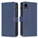 iPhone XR 9 Card Slots Zipper Wallet Leather Flip Phone Case - Blue