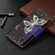 iPhone XR Colored Drawing Pattern Zipper Horizontal Flip Leather Case with Holder & Card Slots & Wallet - Big Butterfly