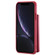 iPhone XR Zipper Shockproof Protective Case with Card Slots & Bracket & Photo Holder & Wallet Function - Red