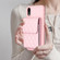 iPhone XR Vertical Wallet Rhombic Leather Phone Case - Pink
