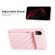 iPhone XR Vertical Wallet Rhombic Leather Phone Case - Pink