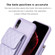 iPhone XR Vertical Wallet Rhombic Leather Phone Case - Purple