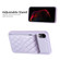 iPhone XR Vertical Wallet Rhombic Leather Phone Case - Purple