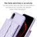 iPhone XR Horizontal Wallet Rhombic Leather Phone Case - Purple