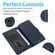 iPhone XR Calf Texture 2 in 1 Detachable Magnetic Back Cover Horizontal Flip Leather Case with Holder & Card Slots & Wallet & Photo Frame - Blue