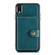 iPhone XR JEEHOOD Retro Magnetic Detachable Protective Case with Wallet & Card Slot & Holder - Blue