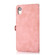 iPhone XR Zipper Card Slot Buckle Wallet Leather Phone Case - Pink