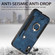 iPhone XR Retro Skin-feel Ring Multi-card Wallet Phone Case - Blue