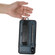 Suteni H13 Card Wallet Wrist Strap Holder PU Phone Case iPhone XR - Blue
