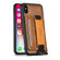 Suteni H13 Card Wallet Wrist Strap Holder PU Phone Case iPhone XR - Brown