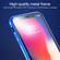 iPhone XR Ultra Slim Double Sides Magnetic Adsorption Angular Frame Tempered Glass Magnet Flip Case - Blue