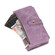 iPhone XR Dream 9-Card Wallet Zipper Bag Leather Phone Case - Purple