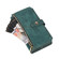 iPhone XR Dream 9-Card Wallet Zipper Bag Leather Phone Case - Green
