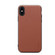 iPhone XR Denior V7 Luxury Car Cowhide Leather Ultrathin Protective Case - Brown