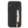 iPhone XR Zipper Card Holder Phone Case - Black