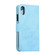iPhone XR KLT888-2 Retro 2 in 1 Detachable Magnetic Horizontal Flip TPU + PU Leather Case with Holder & Card Slots & Photo Frame & Wallet - Sky Blue
