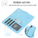 iPhone XR KLT888-2 Retro 2 in 1 Detachable Magnetic Horizontal Flip TPU + PU Leather Case with Holder & Card Slots & Photo Frame & Wallet - Sky Blue